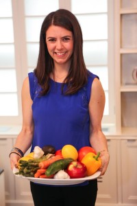 Tracey and veggies